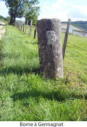 Borne à Germagnat